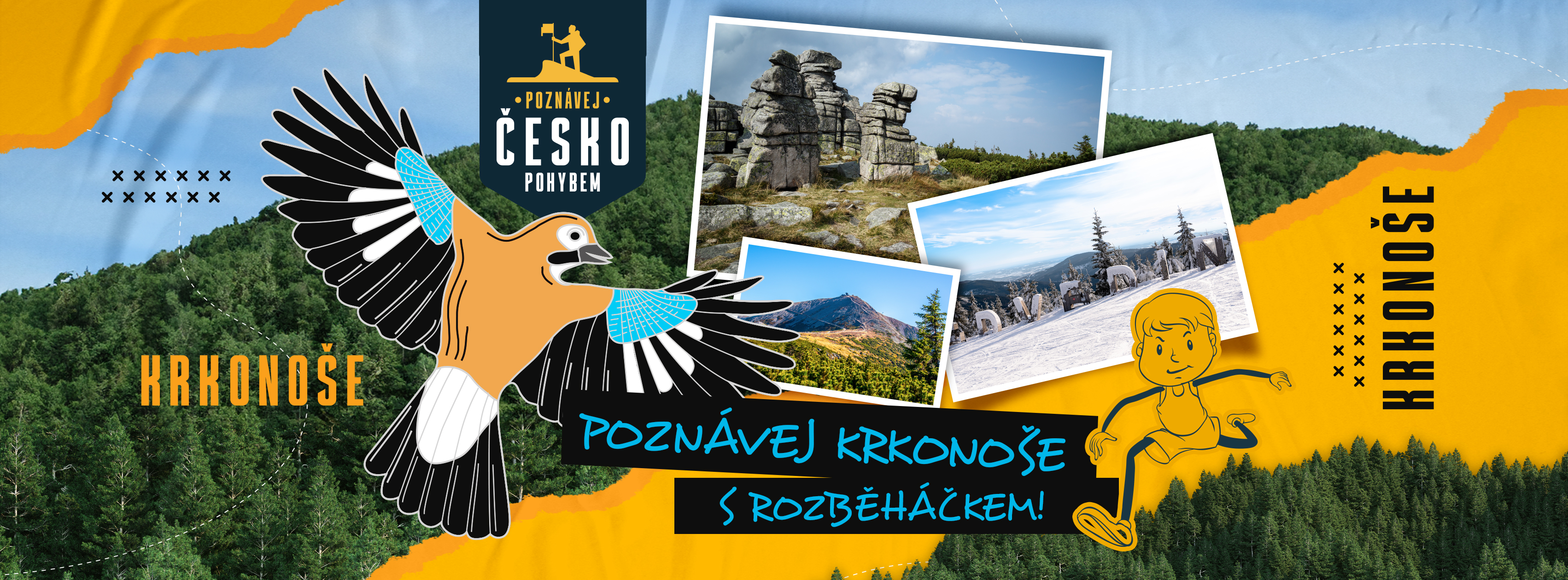 Poznávej Krkonoše pohybem